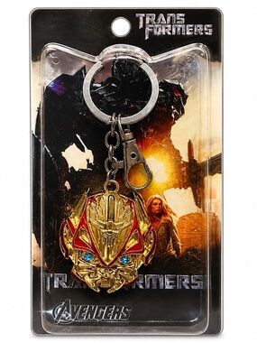 Marvel Gold and Red Avengers Transformers Keychain